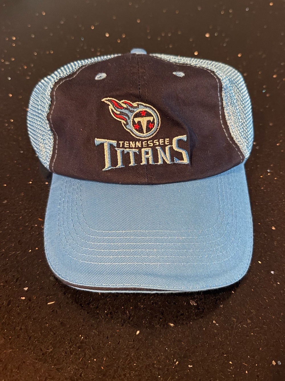 NFL Tennessee Titans Two-Tone Mesh Hat- Light Blue & Navy